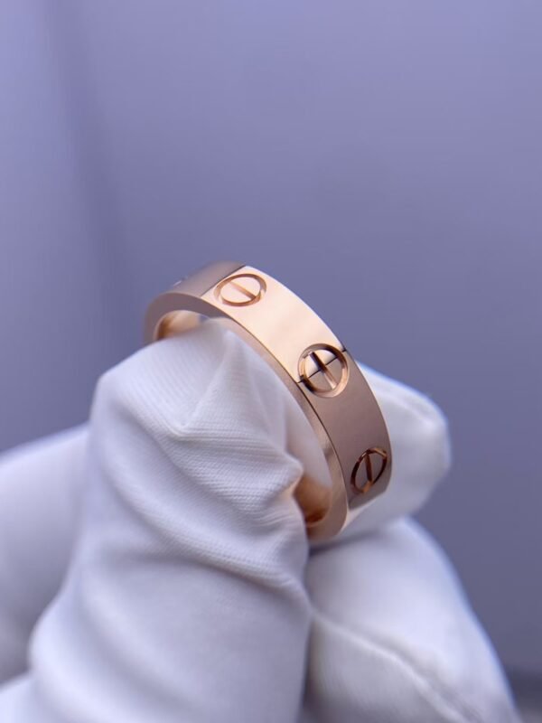 CARTIER LOVE RING,18K ROSEGOLD, SMALL MODEL - Ảnh 3