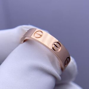 CARTIER LOVE RING,18K ROSEGOLD, SMALL MODEL